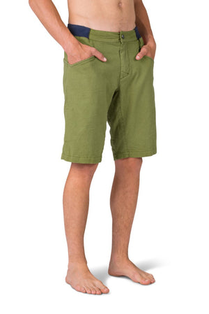 Short de randonnée estivale en lin, coton et d'élasthanne pour Homme "Rafiki − GNAR" - Planète Rando