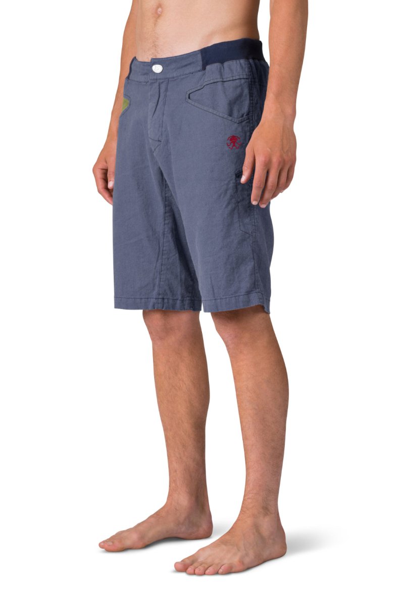 Short de randonnée estivale en lin, coton et d'élasthanne pour Homme "Rafiki − GNAR" - Planète Rando