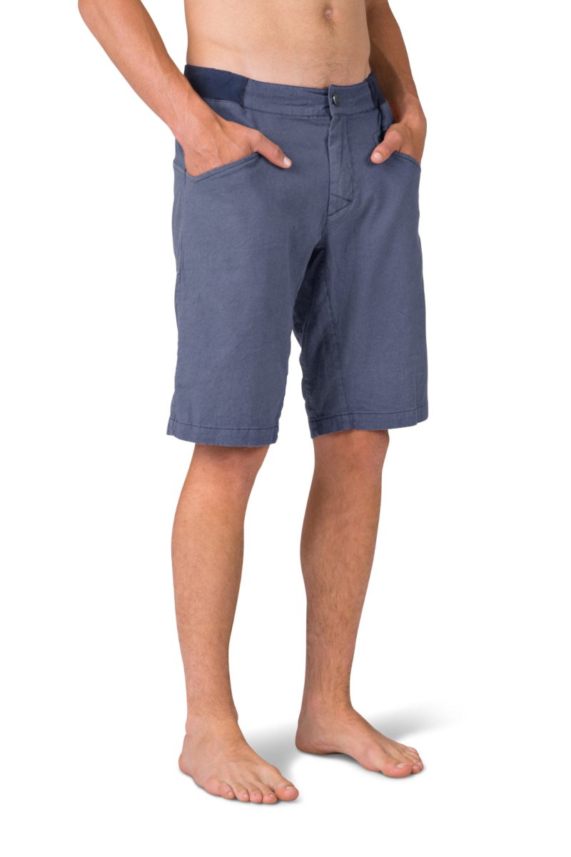 Short de randonnée estivale en lin, coton et d'élasthanne pour Homme "Rafiki − GNAR" - Planète Rando