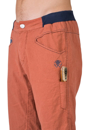 Short de randonnée estivale en lin, coton et d'élasthanne pour Homme "Rafiki − GNAR" - Planète Rando