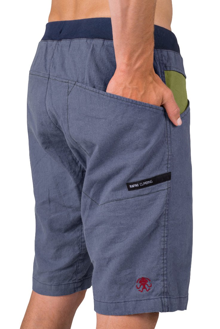 Short de randonnée estivale en lin, coton et d'élasthanne pour Homme "Rafiki − GNAR" - Planète Rando