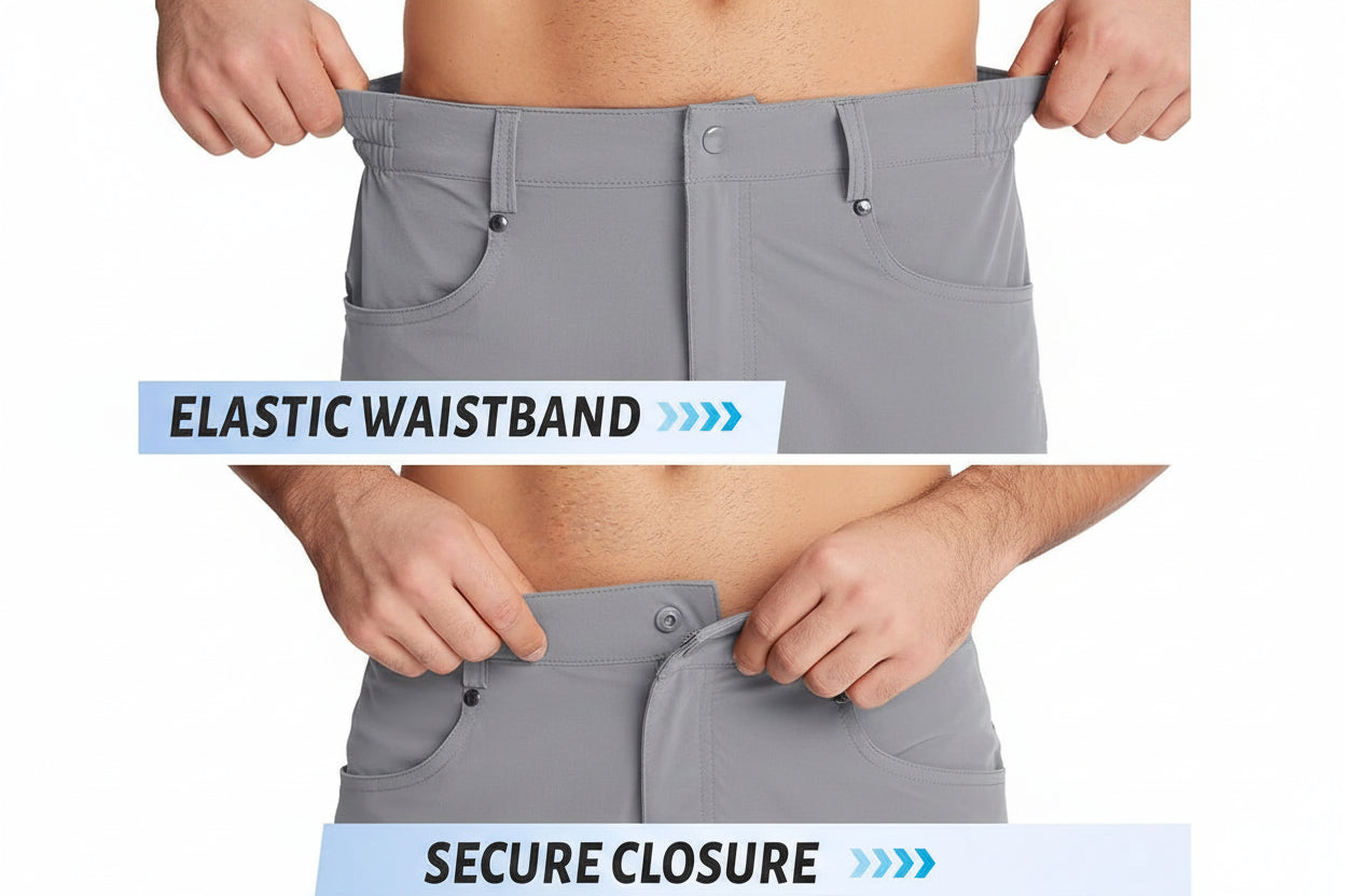 Short de sport à séchage rapide pour homme "TACVASEN - PT607" - Planète Rando