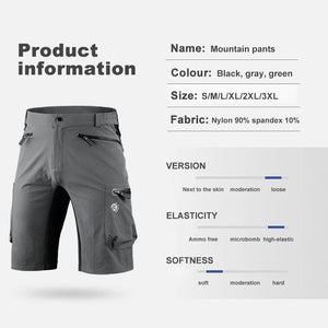 Short de sport multipoches et respirant pour le cyclisme & VTT "X - TIGER - DSK - 00401" - Planète Rando