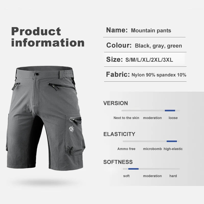 Short de sport multipoches et respirant pour le cyclisme & VTT "X - TIGER - DSK - 00401" - Planète Rando