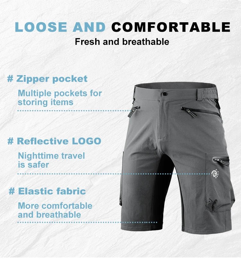 Short de sport multipoches et respirant pour le cyclisme & VTT "X - TIGER - DSK - 00401" - Planète Rando