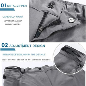 Short VTT / descente multi - poches respirant et déperlant pour adolescents et hommes "X - TIGER - MTBXT005" - Planète Rando