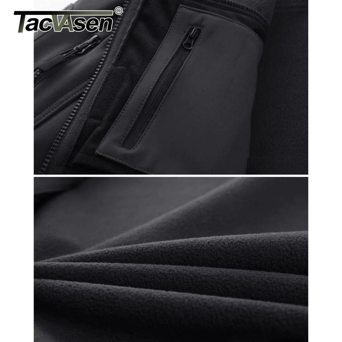 Softshell coupe - vent / veste imperméable pour homme "TACVASEN - LSTJ380 - 2" - Planète Rando