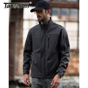 Softshell coupe - vent / veste imperméable pour homme "TACVASEN - LSTJ380 - 2" - Planète Rando