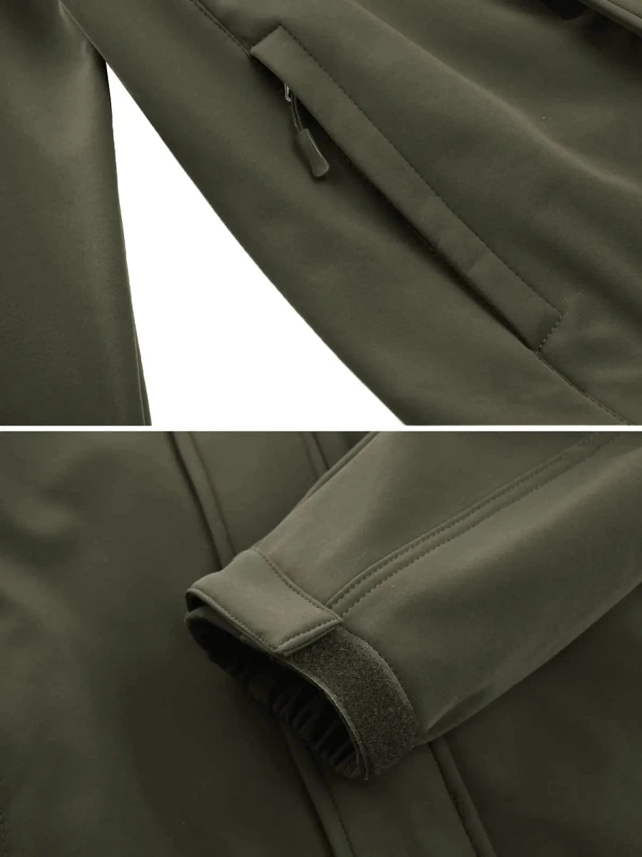 Softshell coupe - vent / veste imperméable pour homme "TACVASEN - LSTJ380 - 2" - Planète Rando