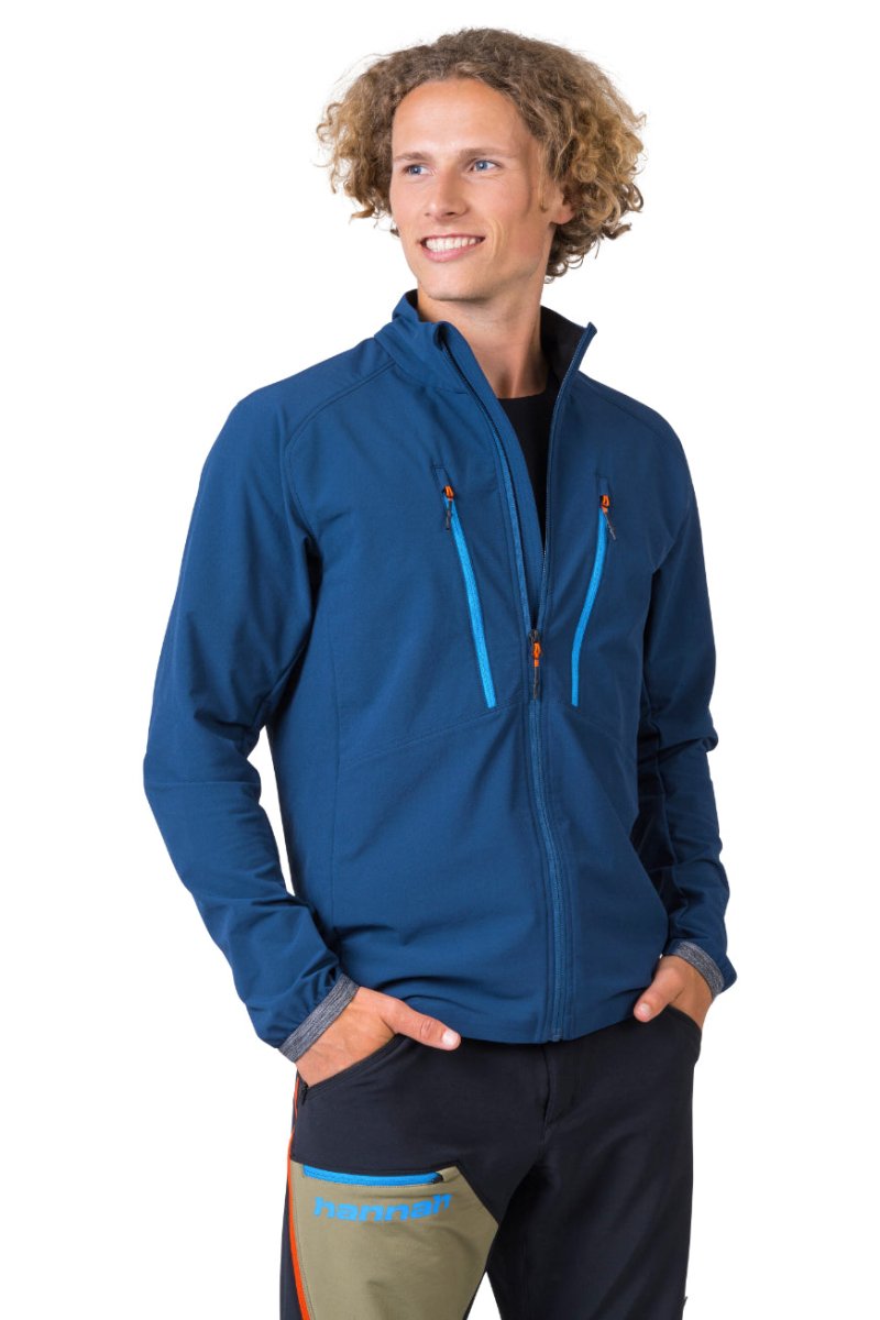 Softshell en tissu hydrofuge polyamide DWR avec technologie AFT Double Weave Thermo "Hannah − KASH" - Planète Rando