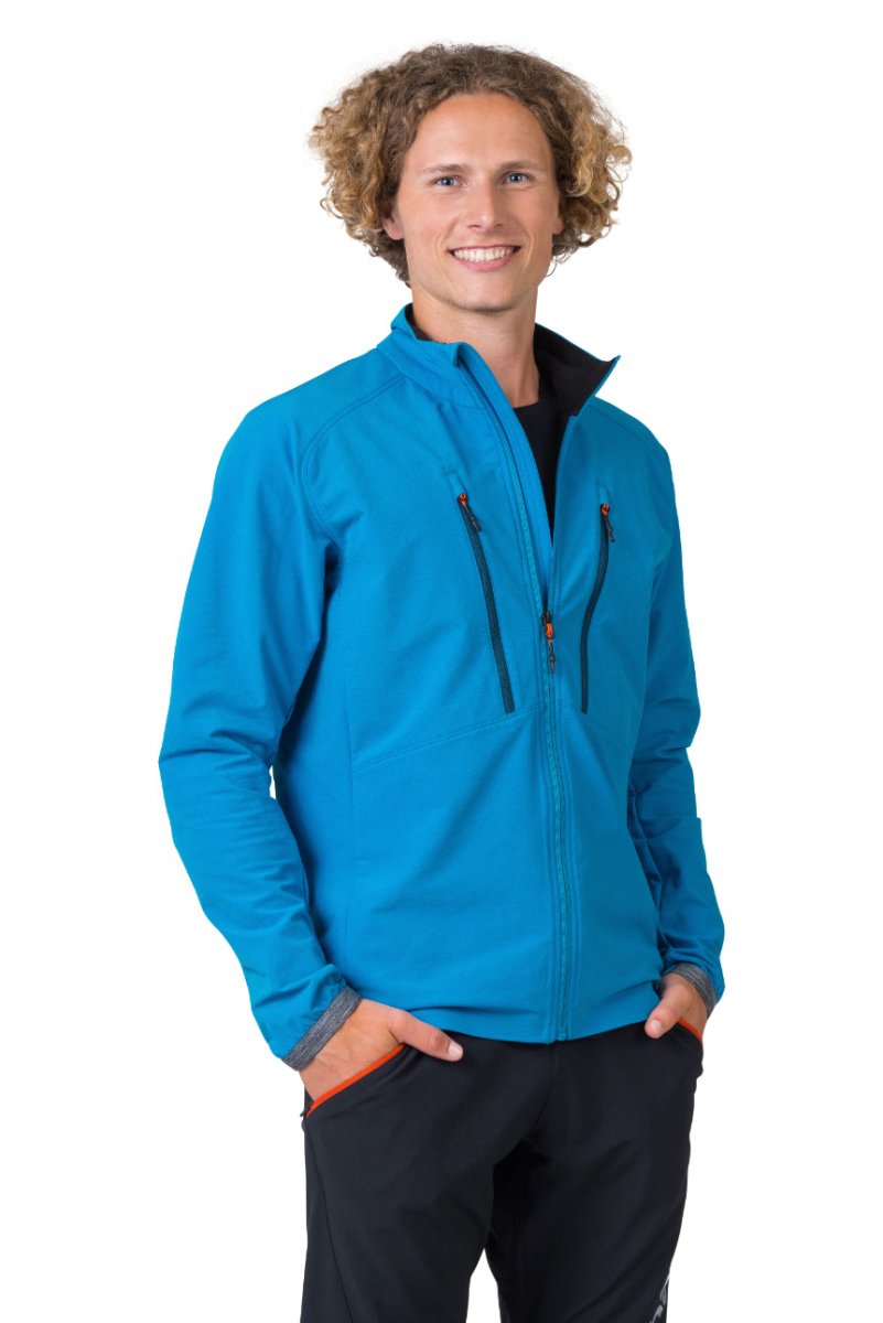 Softshell en tissu hydrofuge polyamide DWR avec technologie AFT Double Weave Thermo "Hannah − KASH" - Planète Rando