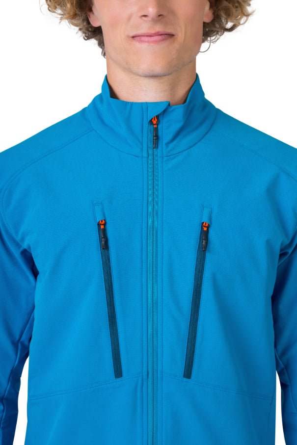 Softshell en tissu hydrofuge polyamide DWR avec technologie AFT Double Weave Thermo "Hannah − KASH" - Planète Rando