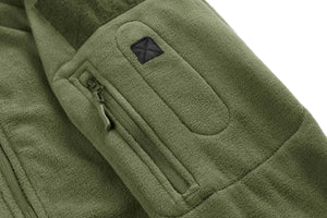 Softshell / polaire à capuche tactique et imperméable pour homme "TACVASEN - TJ004" - Planète Rando