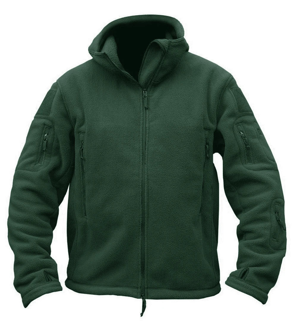 Softshell / polaire à capuche tactique et imperméable pour homme "TACVASEN - TJ004" - Planète Rando