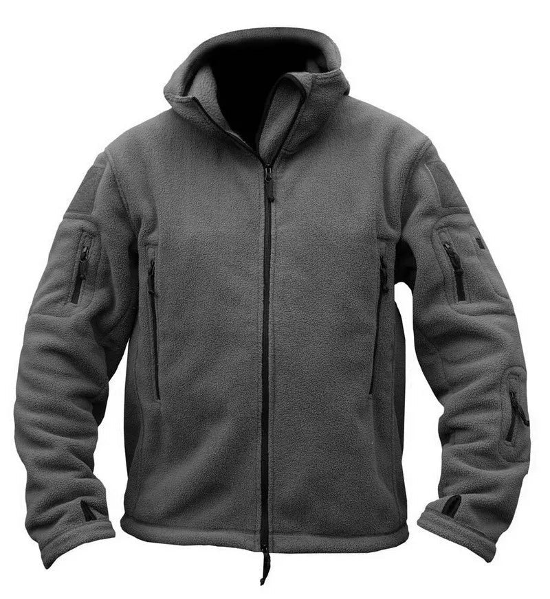 Softshell / polaire à capuche tactique et imperméable pour homme "TACVASEN - TJ004" - Planète Rando