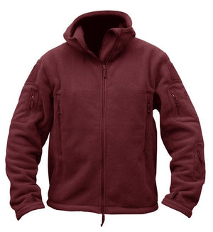 Softshell / polaire à capuche tactique et imperméable pour homme "TACVASEN - TJ004" - Planète Rando