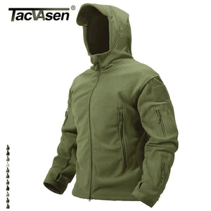 Softshell / polaire à capuche tactique et imperméable pour homme "TACVASEN - TJ004" - Planète Rando