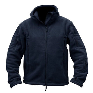 Softshell / polaire à capuche tactique et imperméable pour homme "TACVASEN - TJ004" - Planète Rando
