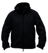 Softshell / polaire à capuche tactique et imperméable pour homme "TACVASEN - TJ004" - Planète Rando