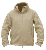 Softshell / polaire à capuche tactique et imperméable pour homme "TACVASEN - TJ004" - Planète Rando