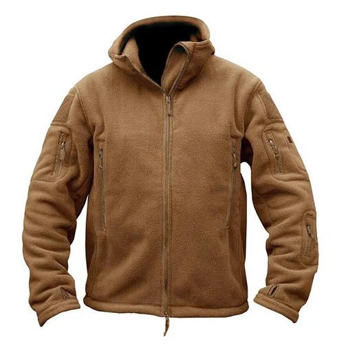 Softshell / polaire à capuche tactique et imperméable pour homme "TACVASEN - TJ004" - Planète Rando
