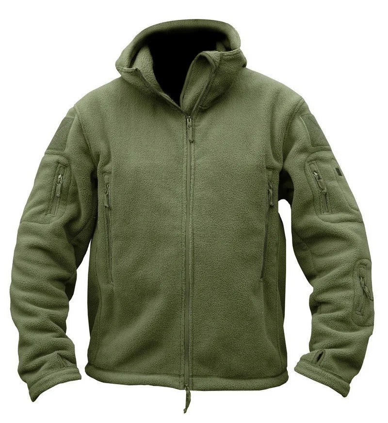 Softshell / polaire à capuche tactique et imperméable pour homme "TACVASEN - TJ004" - Planète Rando