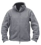 Softshell / polaire à capuche tactique et imperméable pour homme "TACVASEN - TJ004" - Planète Rando