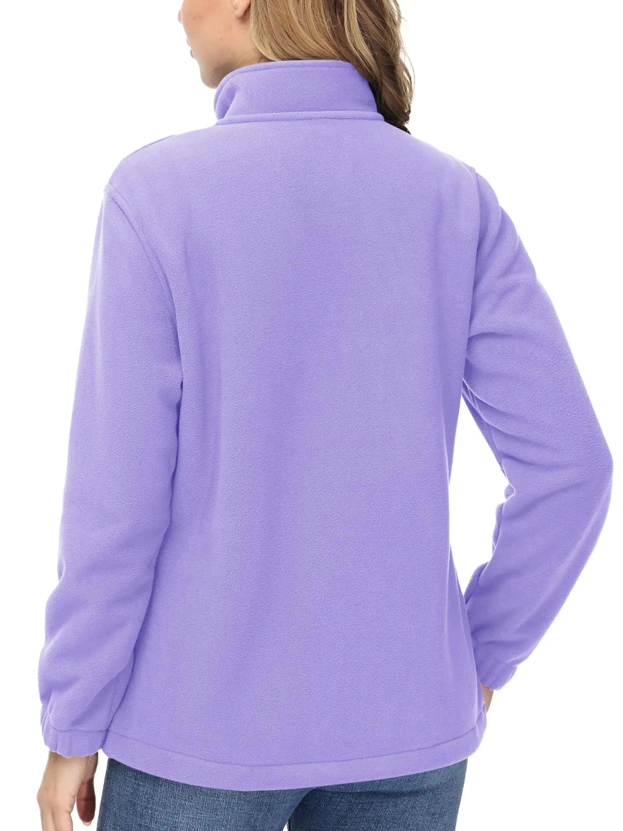Softshell / polaire avec poches zippées pour femme "TACVASEN - TJ602" - Planète Rando