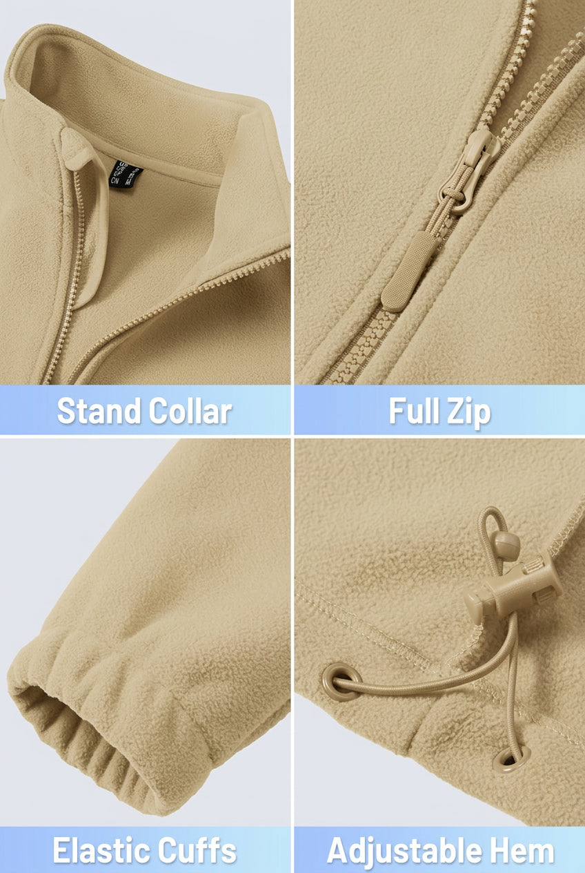 Softshell / polaire avec poches zippées pour femme "TACVASEN - TJ602" - Planète Rando