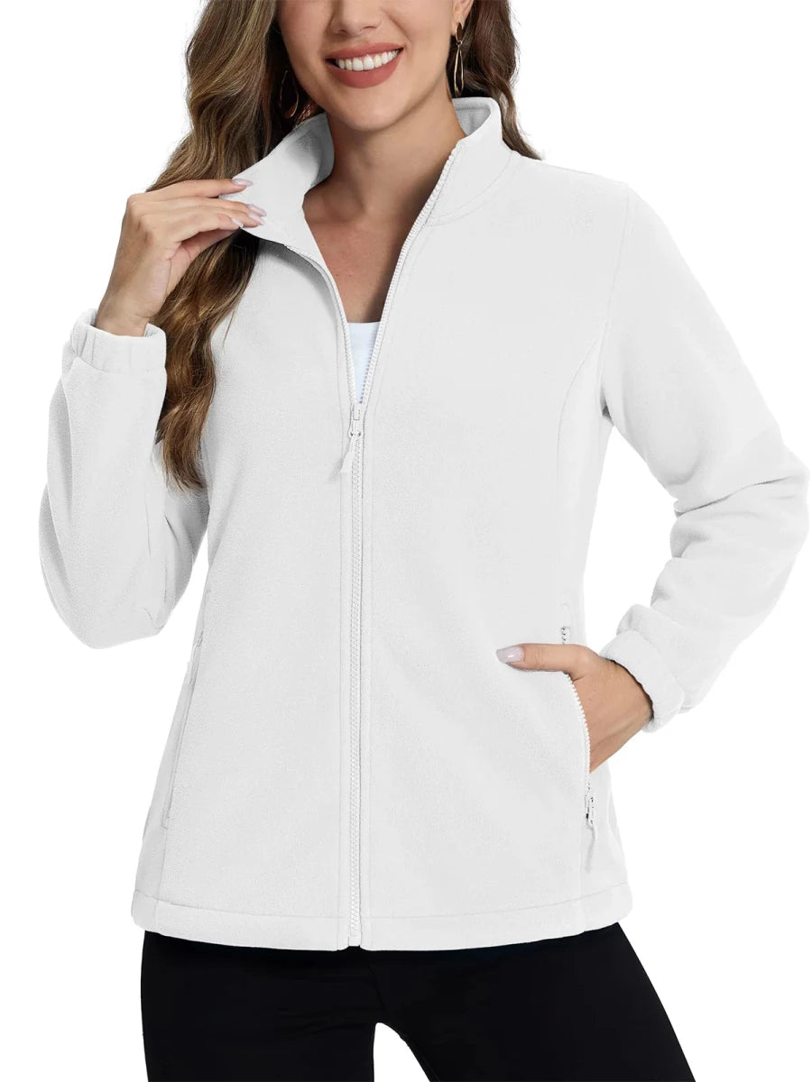 Softshell / polaire avec poches zippées pour femme "TACVASEN - TJ602" - Planète Rando