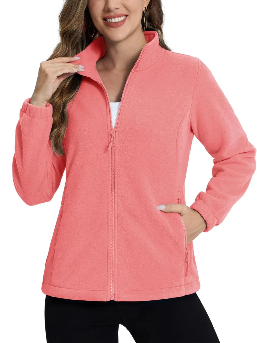 Softshell / polaire avec poches zippées pour femme "TACVASEN - TJ602" - Planète Rando