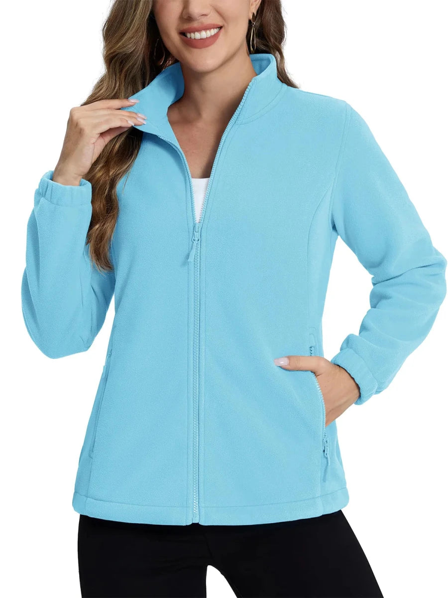 Softshell / polaire avec poches zippées pour femme "TACVASEN - TJ602" - Planète Rando