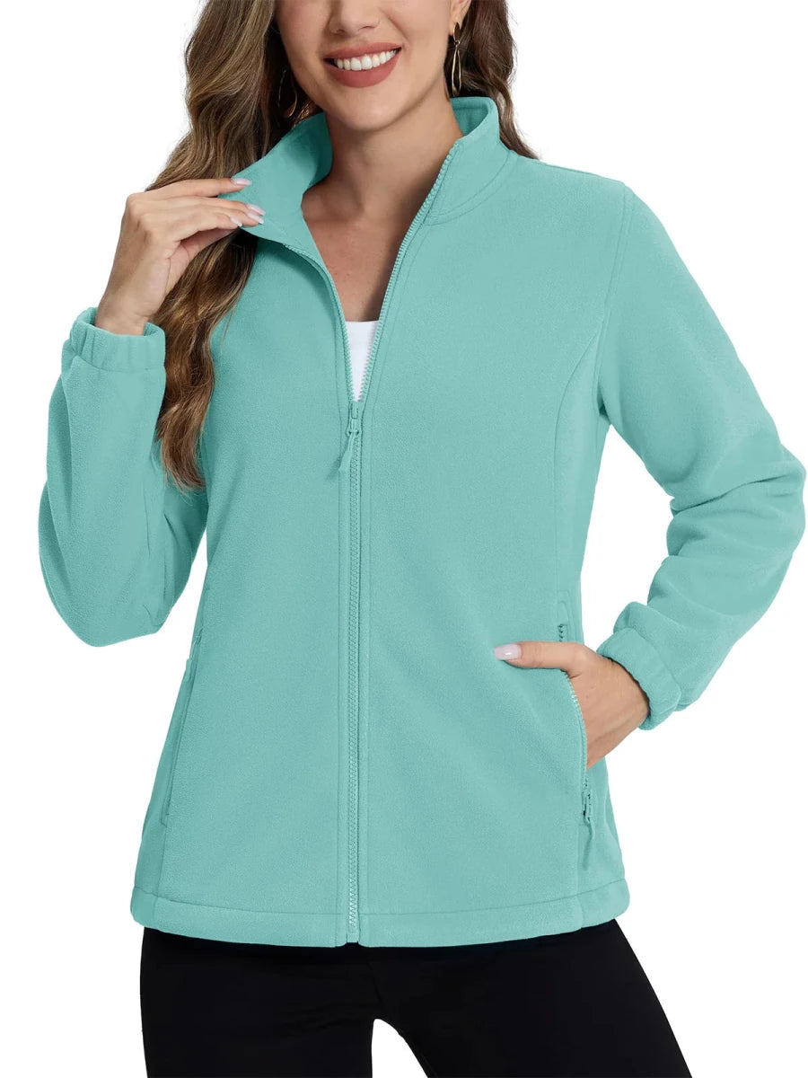 Softshell / polaire avec poches zippées pour femme "TACVASEN - TJ602" - Planète Rando