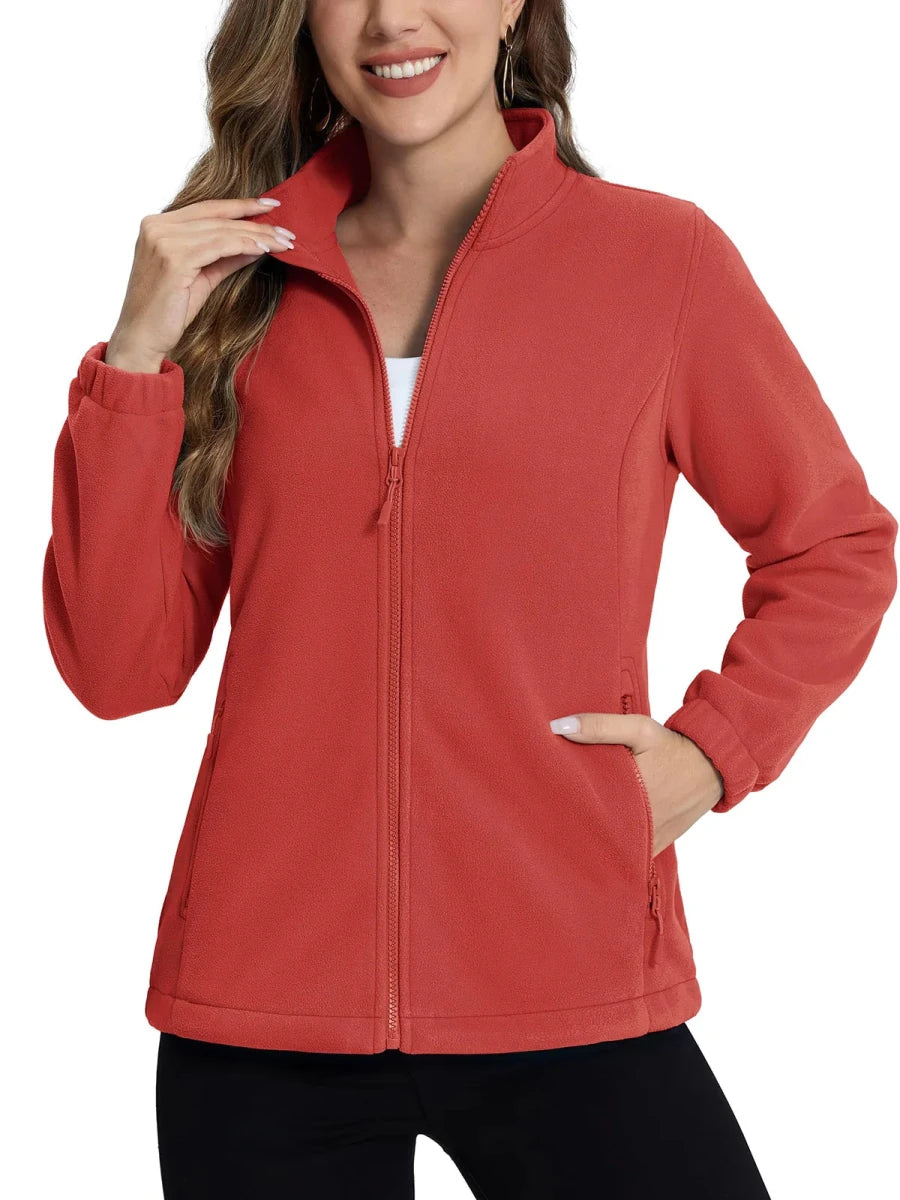 Softshell / polaire avec poches zippées pour femme "TACVASEN - TJ602" - Planète Rando