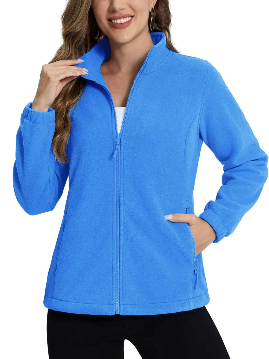 Softshell / polaire avec poches zippées pour femme "TACVASEN - TJ602" - Planète Rando