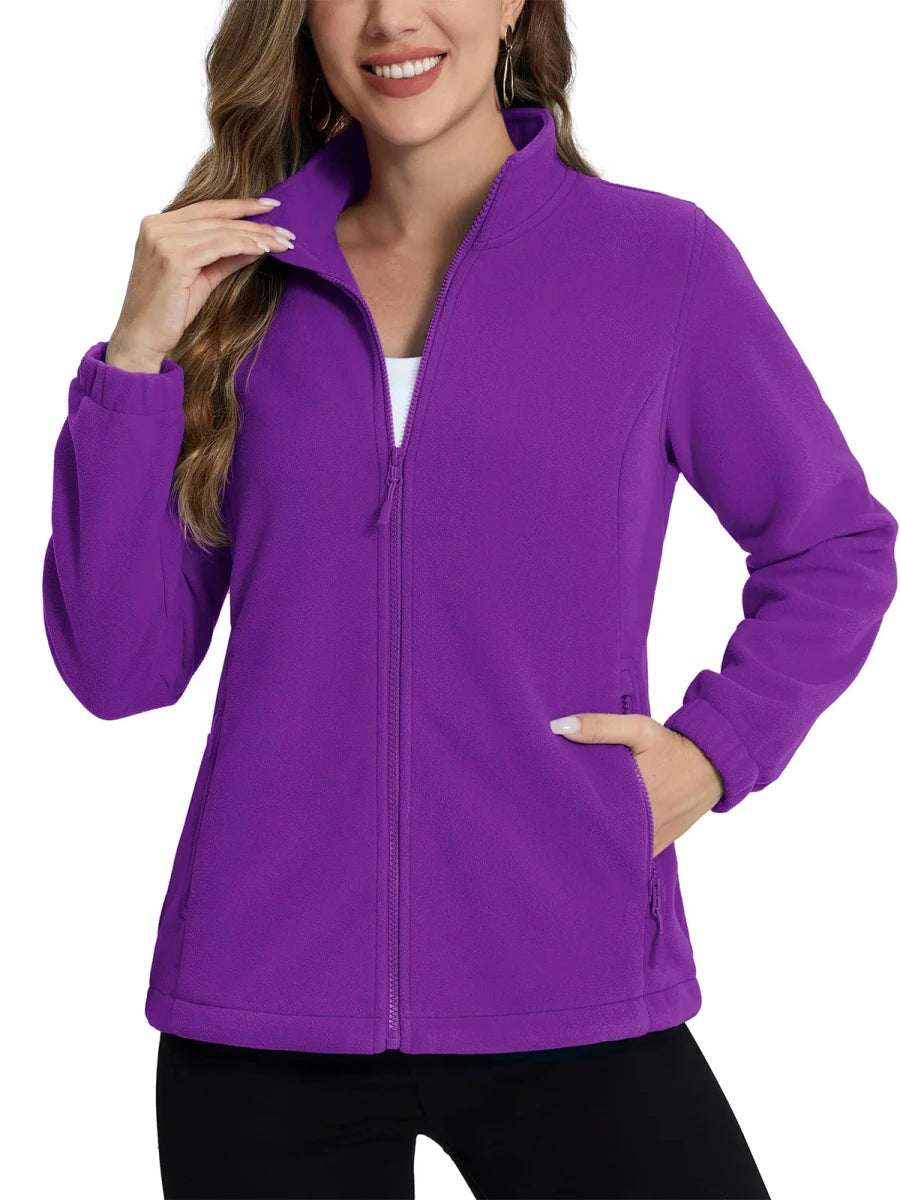 Softshell / polaire avec poches zippées pour femme "TACVASEN - TJ602" - Planète Rando