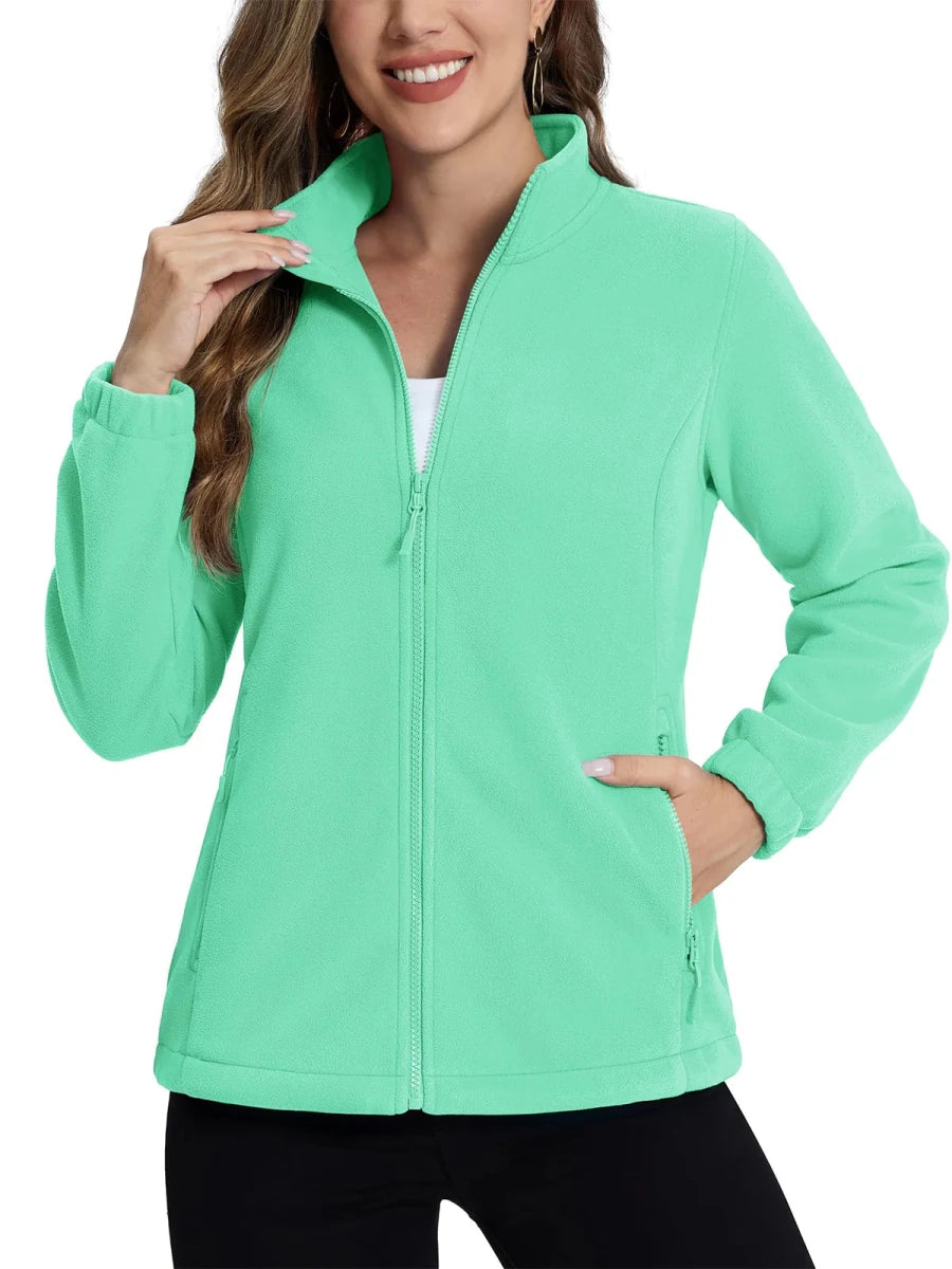 Softshell / polaire avec poches zippées pour femme "TACVASEN - TJ602" - Planète Rando