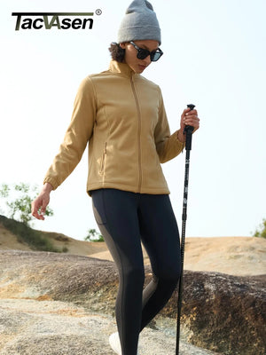 Softshell / polaire avec poches zippées pour femme "TACVASEN - TJ602" - Planète Rando