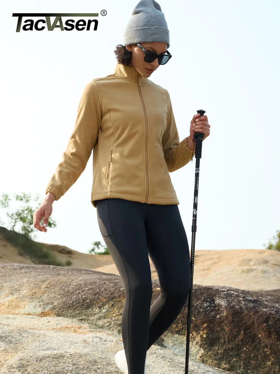 Softshell / polaire avec poches zippées pour femme "TACVASEN - TJ602" - Planète Rando
