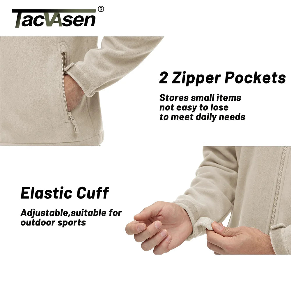 Softshell / polaire avec poches zippées "TACVASEN - TJ591" - Planète Rando