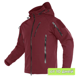 Softshell / polaire coupe - vent & imperméable à capuche "TACVASEN - LSTJ404" - Planète Rando