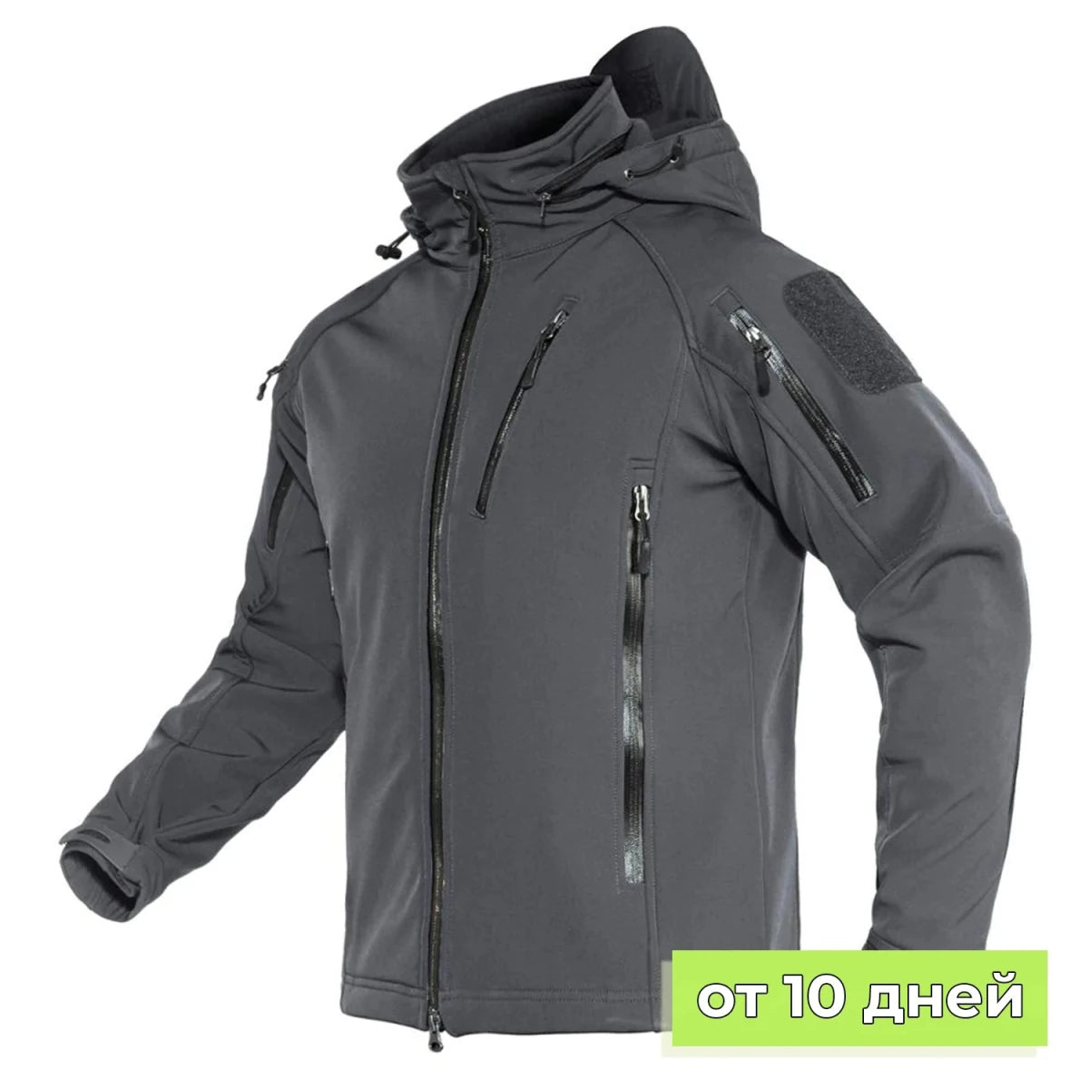 Softshell / polaire coupe - vent & imperméable à capuche "TACVASEN - LSTJ404" - Planète Rando