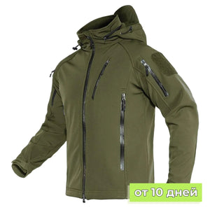 Softshell / polaire coupe - vent & imperméable à capuche "TACVASEN - LSTJ404" - Planète Rando