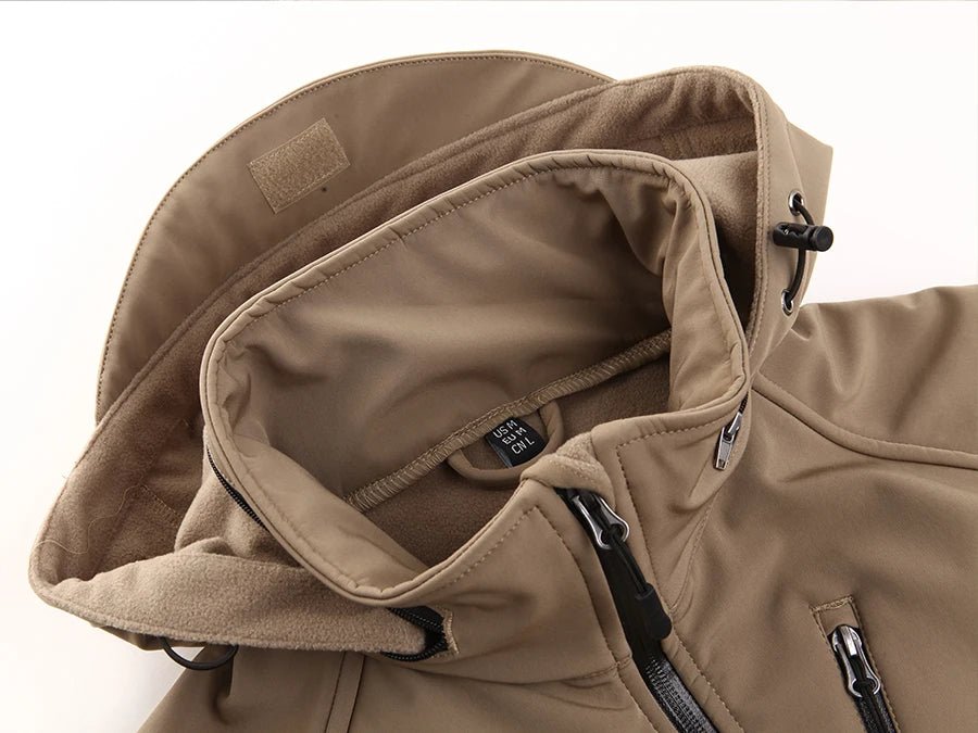 Softshell / polaire coupe - vent & imperméable à capuche "TACVASEN - LSTJ404" - Planète Rando