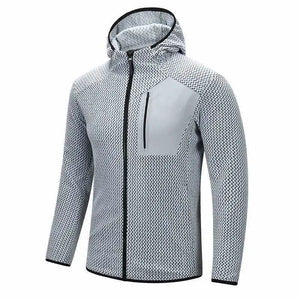 Softshell / polaire en peluche cationique à capuche à manches longues, respirant "Planete Rando - Flexstorm Fx105" - Planète Rando