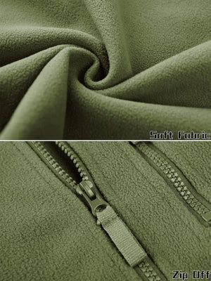 Softshell thermique / veste polaire avec poches zippées "TACVASEN - TJ568" - Planète Rando