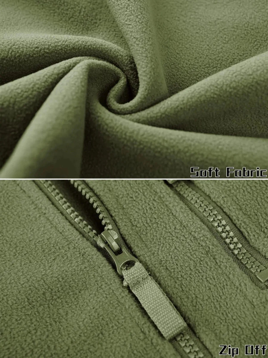 Softshell thermique / veste polaire avec poches zippées "TACVASEN - TJ568" - Planète Rando