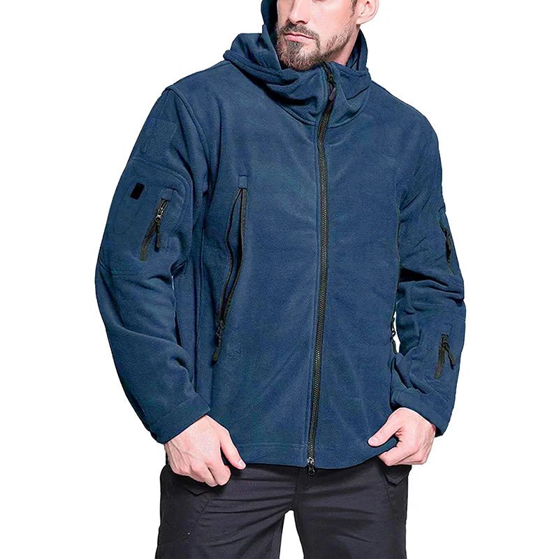 Softshell thermique / veste polaire tactique d'hiver pour homme "TACVASEN - LSTJ410" - Planète Rando