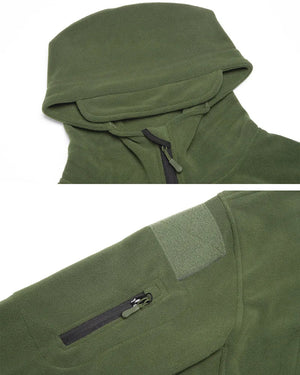 Softshell thermique / veste polaire tactique d'hiver pour homme "TACVASEN - LSTJ410" - Planète Rando