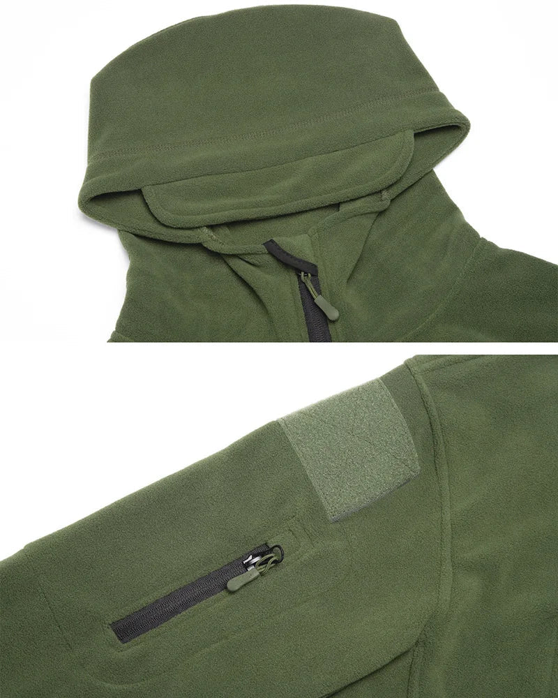 Softshell thermique / veste polaire tactique d'hiver pour homme "TACVASEN - LSTJ410" - Planète Rando